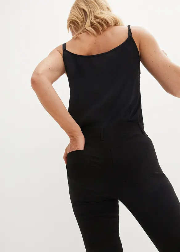 Stretch instapbroek met sierknopen, bonprix