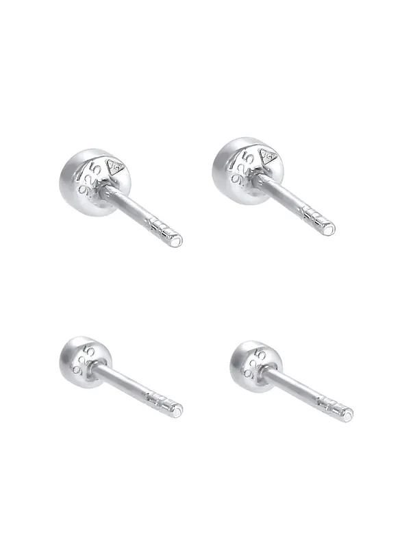 Elli oorstekers van 925 sterling zilver (2 paar), elli
