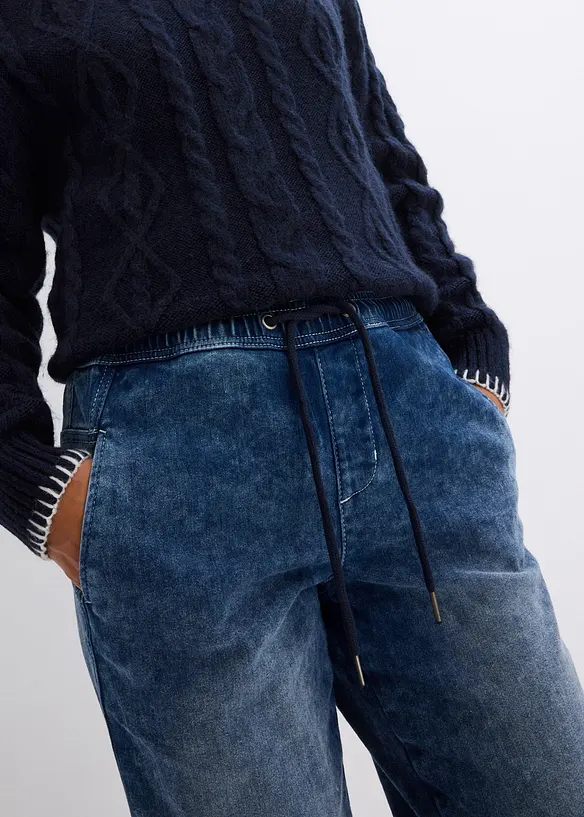 Boyfriend thermojeans met mid waist, bonprix
