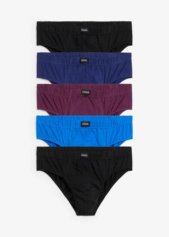 Maxislip van katoen (set van 5), bonprix