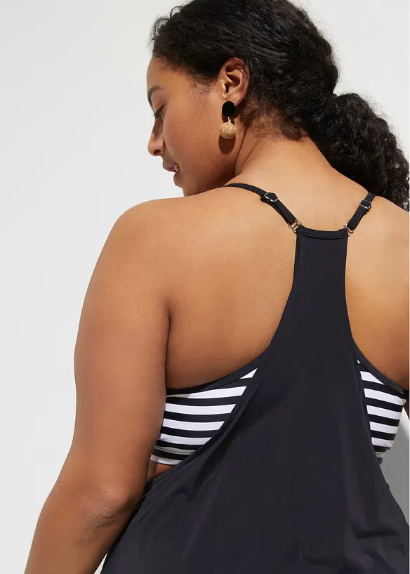 Lange tankini in layerlook (2-dlg. set), bonprix