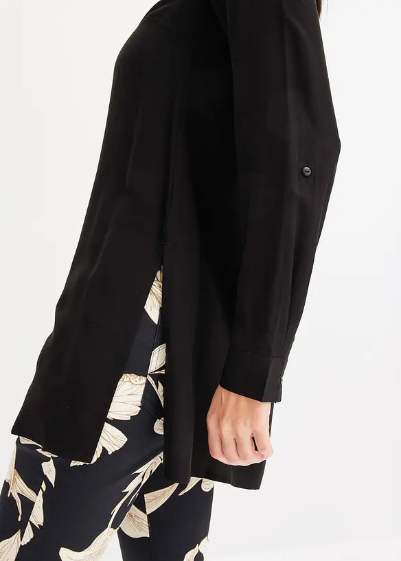 Lange blouse van viscose, bonprix