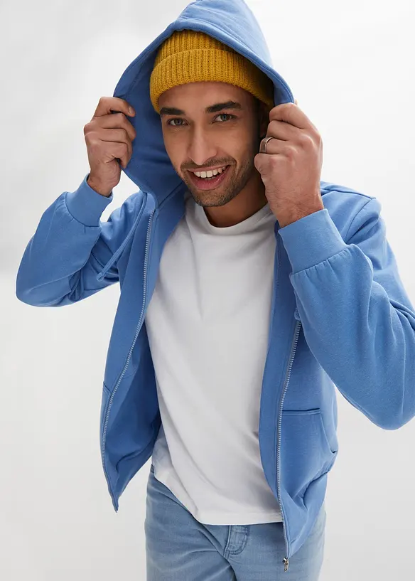 Hoodie met ritssluiting, bonprix