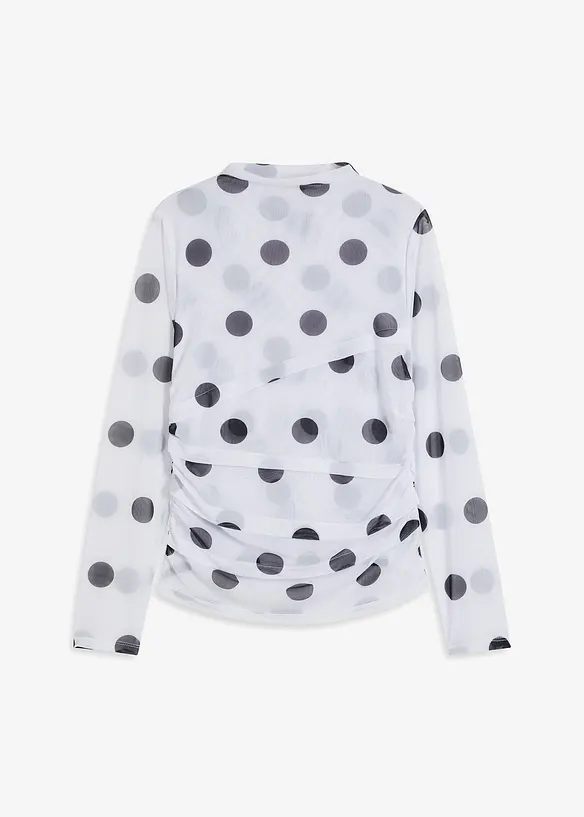 Longsleeve van fijn mesh, bonprix