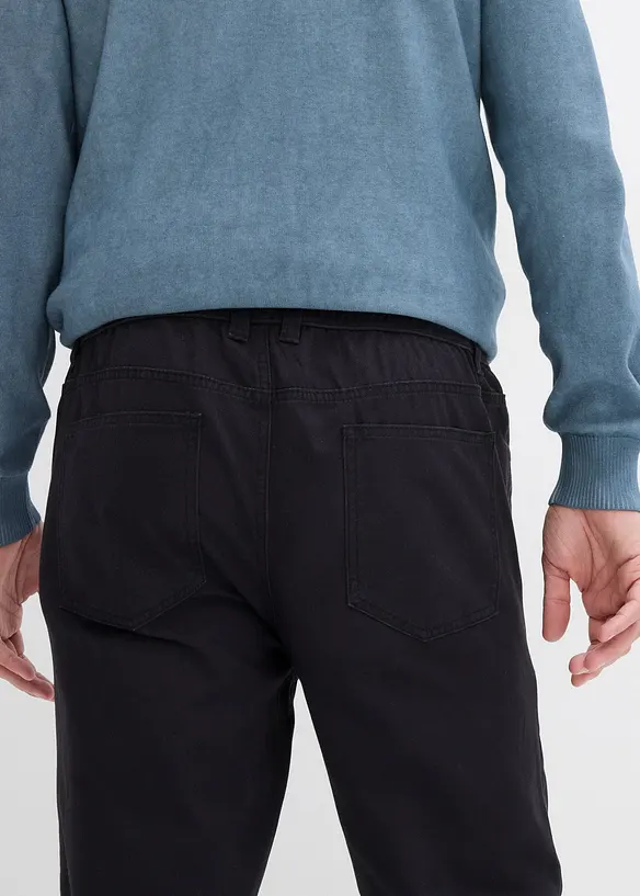Regular fit instapbroek met comfortabele band, straight (set van 2), bonprix
