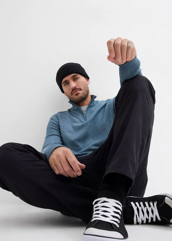 Regular fit instapbroek met comfortabele band, straight (set van 2), bonprix