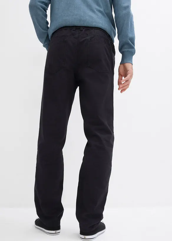 Regular fit instapbroek met comfortabele band, straight (set van 2), bonprix