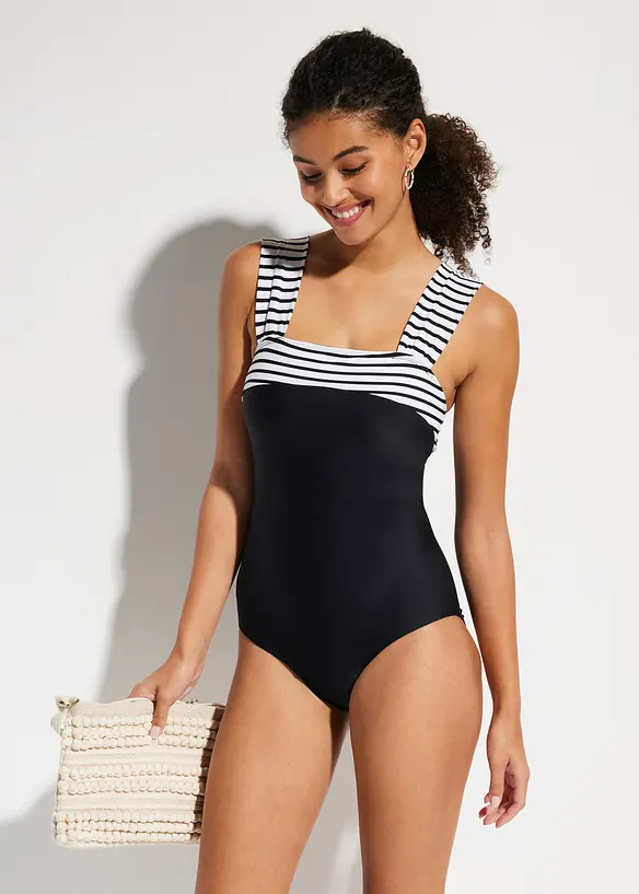 Corrigerend badpak met brede bandjes, medium corrigerend, bonprix