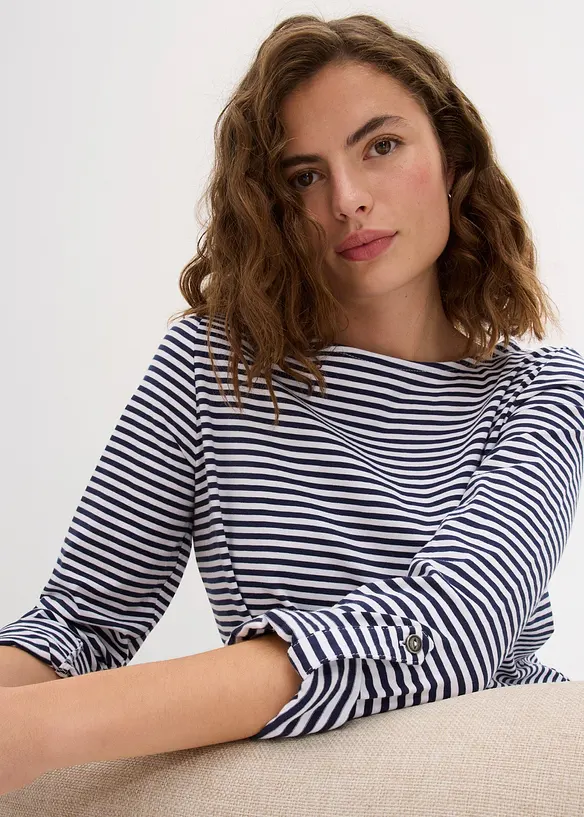 Longsleeve van puur katoen, bonprix