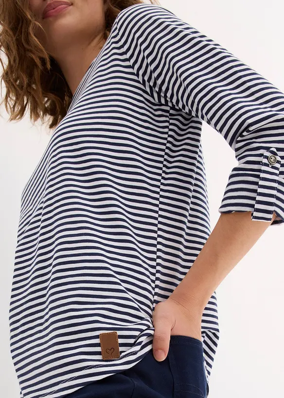 Longsleeve van puur katoen, bonprix
