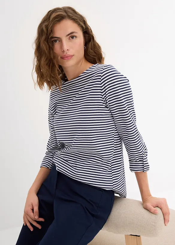Longsleeve van puur katoen, bonprix