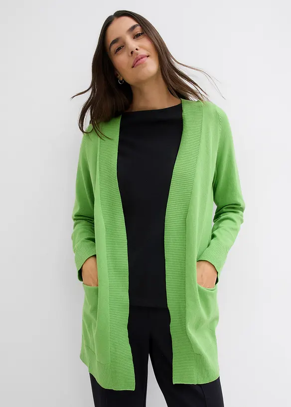 Vest met lange mouwen en zakken, bonprix