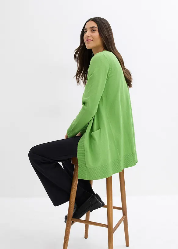 Vest met lange mouwen en zakken, bonprix