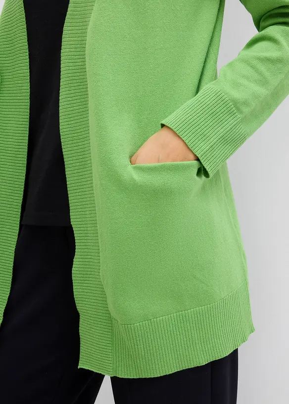 Vest met lange mouwen en zakken, bonprix