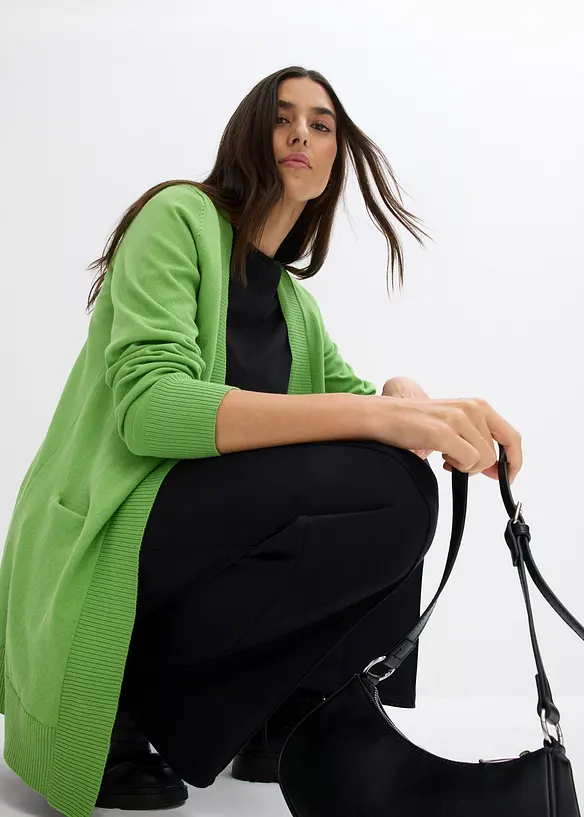 Vest met lange mouwen en zakken, bonprix