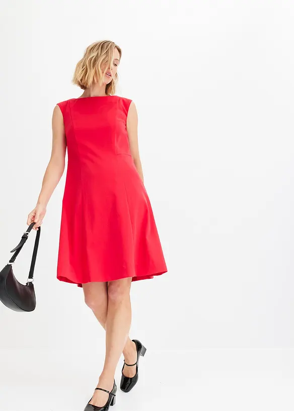 Mini jurk, loopt licht uit, bonprix