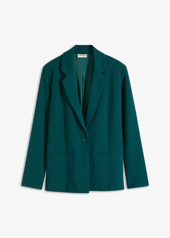 Blazer van jersey-crêpe, bonprix
