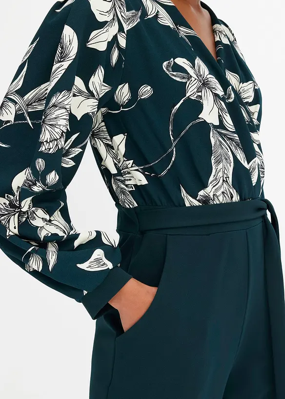 Jersey jumpsuit in wikkellook, bonprix
