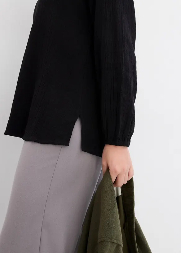 Lange tuniek van mousseline, bonprix