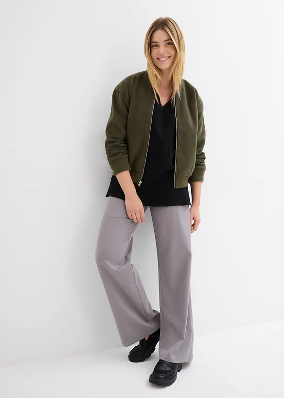 Lange tuniek van mousseline, bonprix