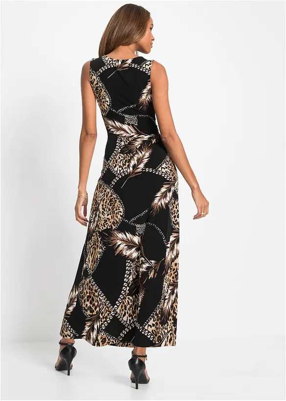 Maxi jurk met een diep decolleté, BODYFLIRT boutique