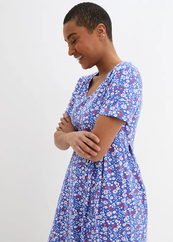 Midi jurk van katoen-jersey, bonprix