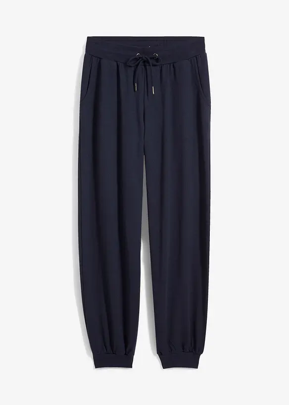 Joggingbroek met elastische tailleband, bonprix