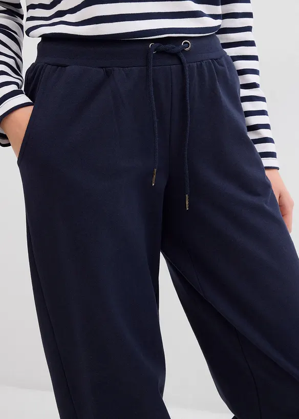 Joggingbroek met elastische tailleband, bonprix