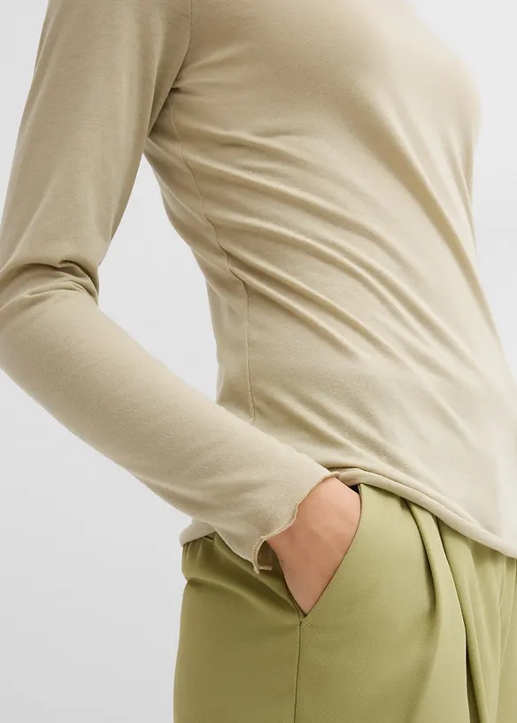 Semi-transparante longsleeve, bonprix