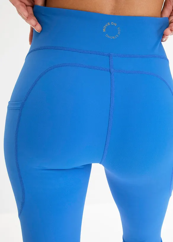Comfort sportlegging met telefoonzak, bootcut, bonprix