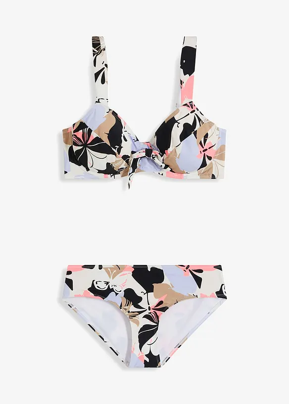 Minimizer beugel bikini met gerecycled polyamide (2-dlg. set), bonprix
