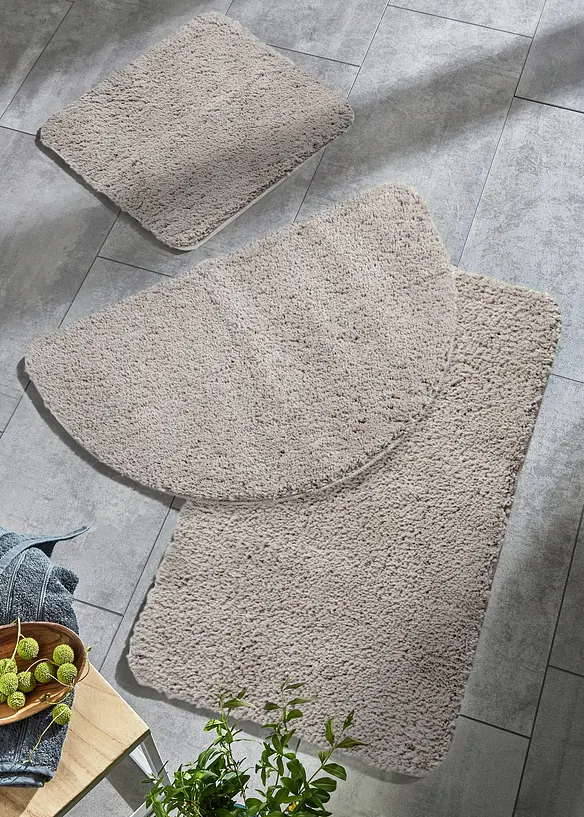Getufte uni badmat met hoge pool, bonprix