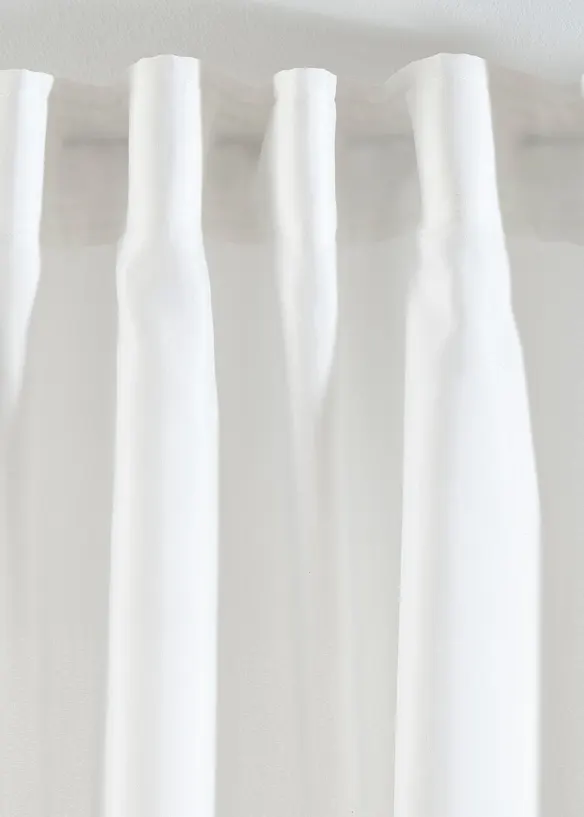 Gordijnen van gerecycled materiaal (2 stuks), bonprix