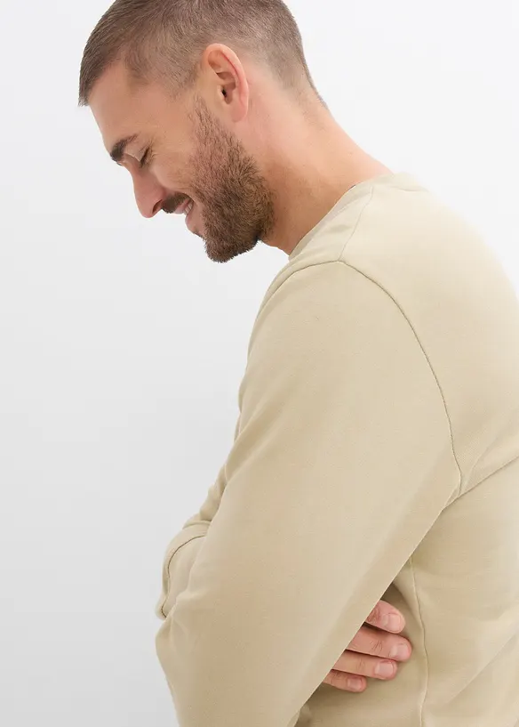 Sweater van biologisch katoen (set van 2), bonprix