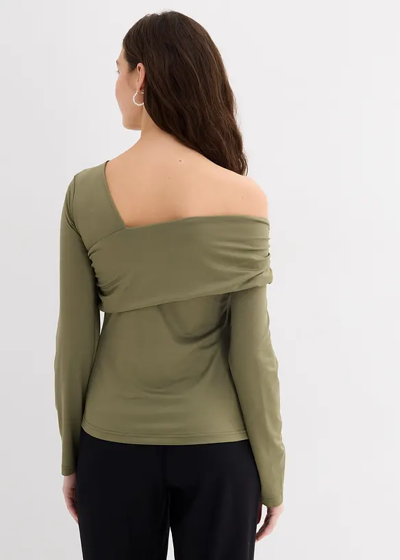 Longsleeve met plooitjes, bonprix