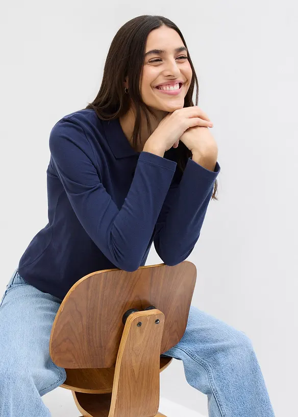 Piqué poloshirt van puur biologisch katoen, bonprix