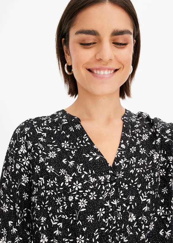 Blouse van soepele viscose, bonprix