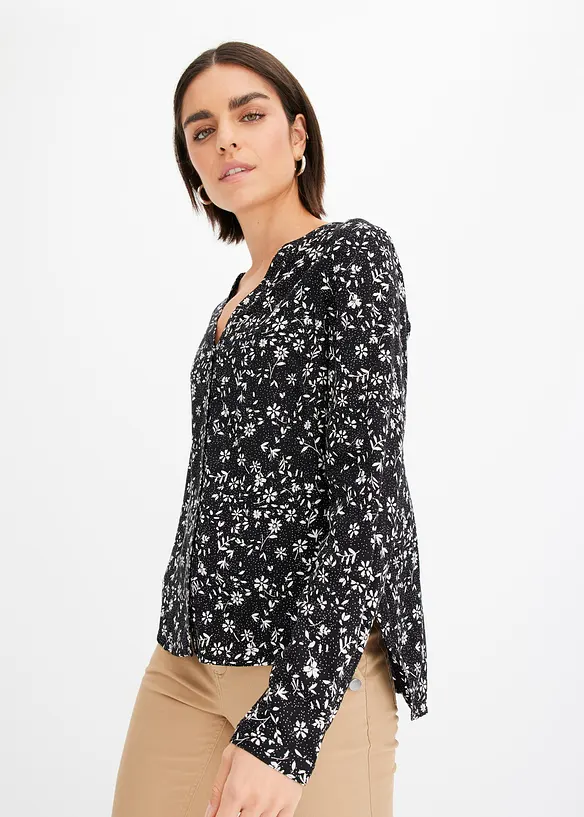 Blouse van soepele viscose, bonprix