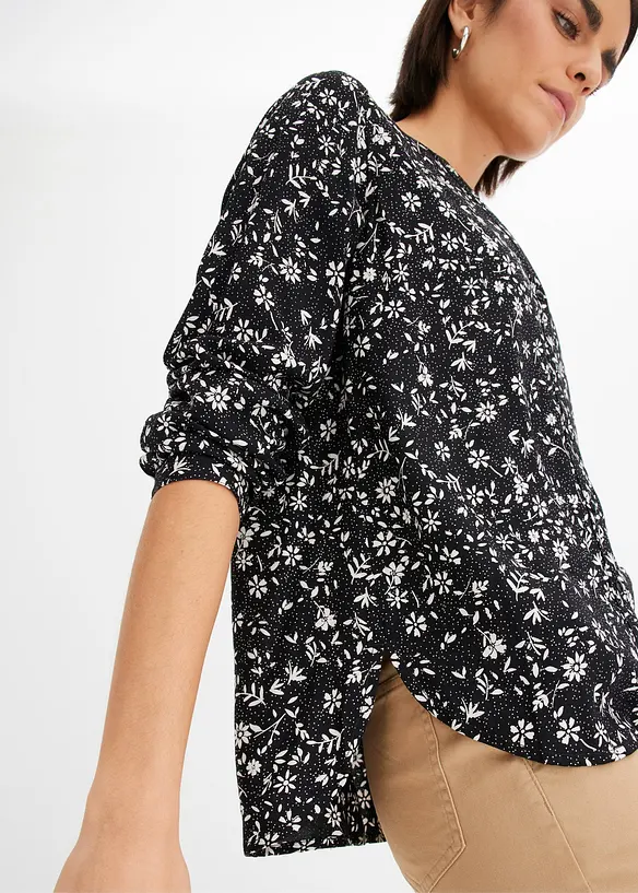 Blouse van soepele viscose, bonprix