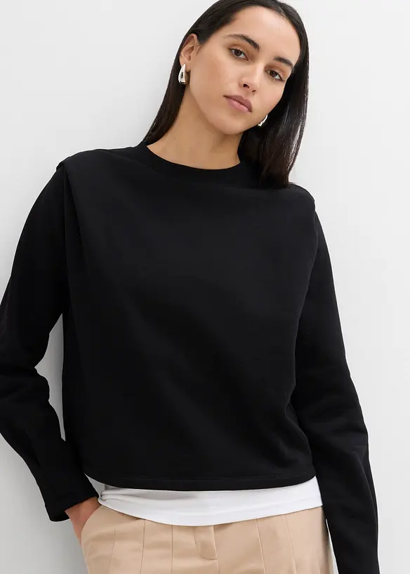 Sweater van puur katoen, bonprix