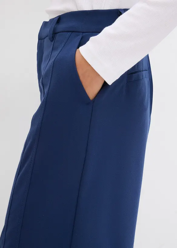 Marlene broek met hoge tailleband van viscosemix, bonprix