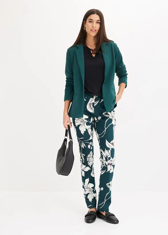 Blazer van jersey-crêpe, bonprix