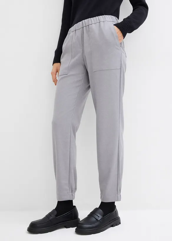 Chino van viscosemix met een comfortabele tailleband, bonprix