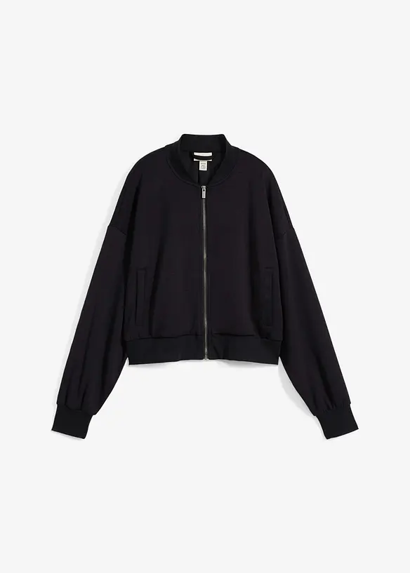 Oversized bomber met viscose, bonprix