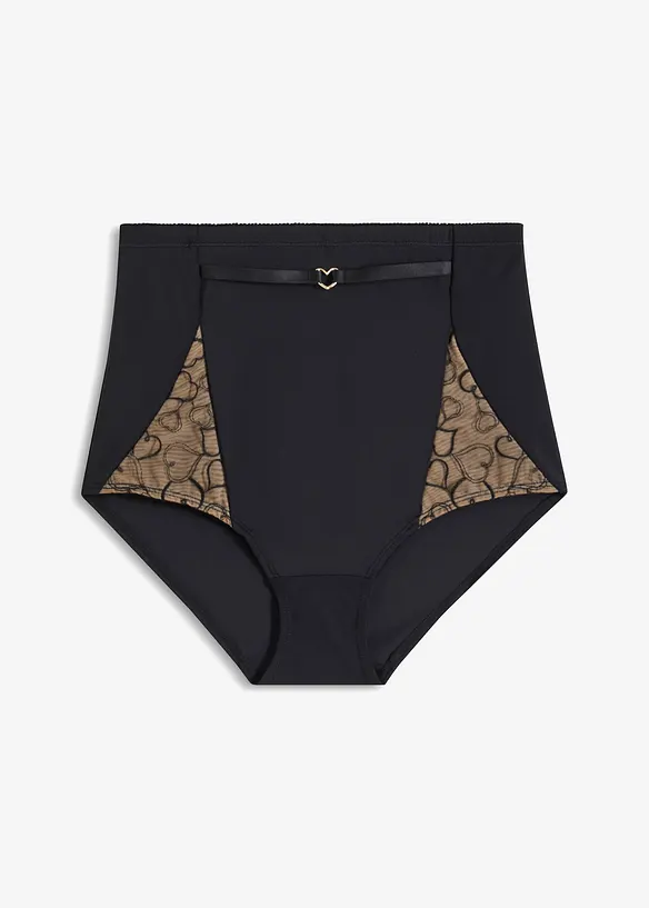Shape panty met borduursel medium corrigerend, bonprix