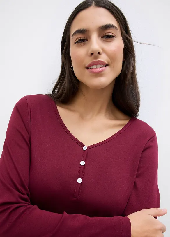 Longsleeve van biologisch katoen, bonprix