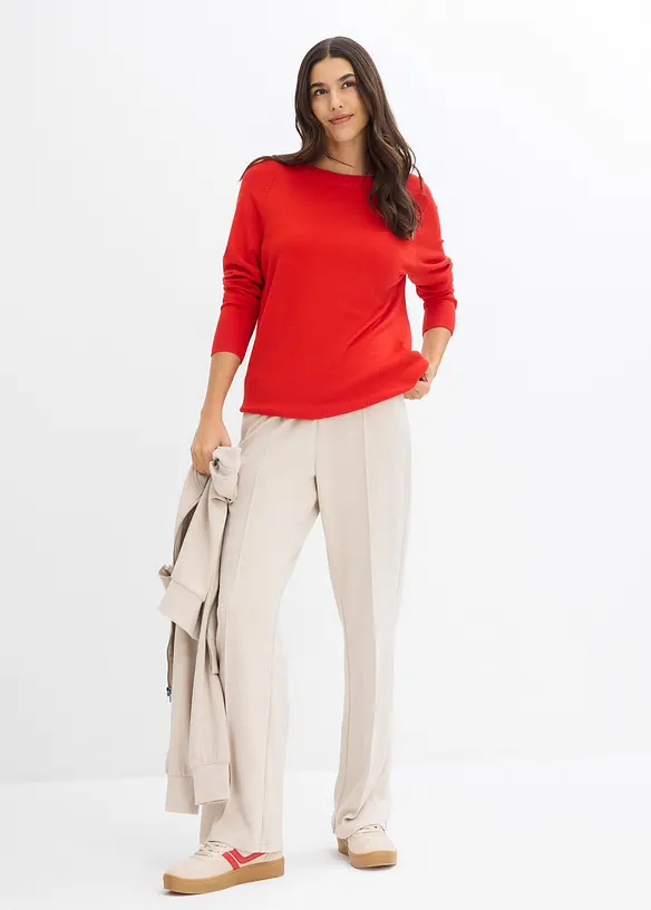 Fijngebreide trui, bonprix