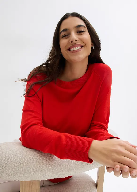 Fijngebreide trui, bonprix