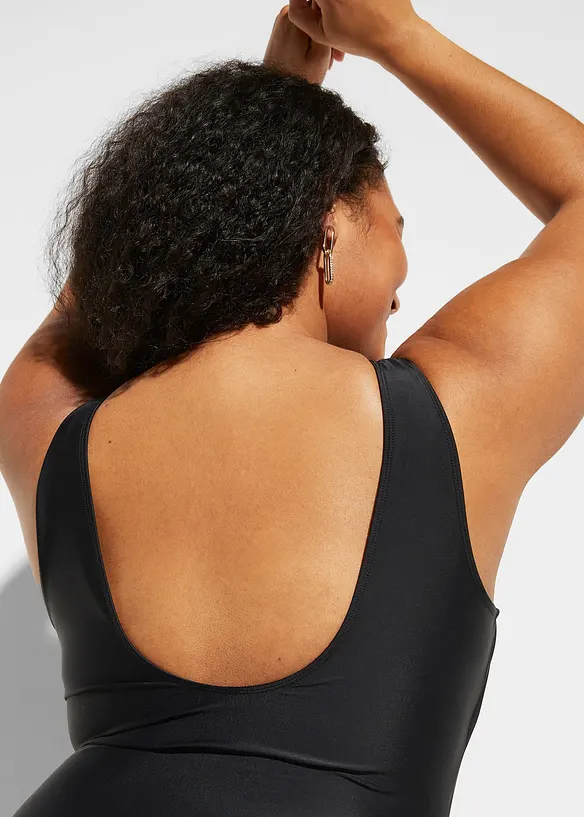 Corrigerend badpak met rimpels, licht corrigerend, bonprix