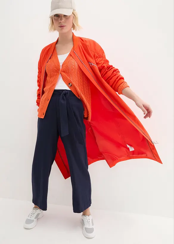 Culotte van lichte linnenmix, bonprix